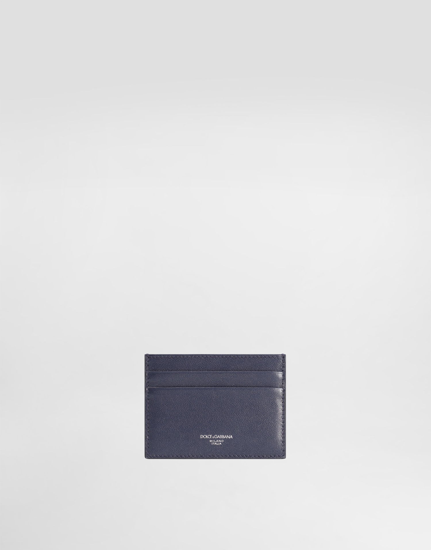 Peňaženka Dolce & Gabbana Dolce & Gabbana Calfskin Card Holder With Logo Navy | BP0330AV95680658, 0