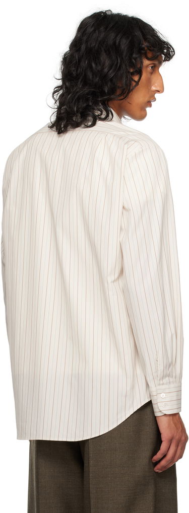 Košeľa The Row Luigi Striped Shirt Béžová | 805-W3498, 2