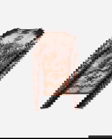 Tričko Jean Paul Gaultier Re-Edition Safe Sex Tattoo Longsleeve Top Rôznofarebný | 26-01-W-TO456-M026P 636000, 2