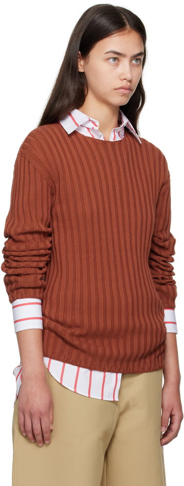 Sveter Acne Studios Acne Studios Ribbed Sweater Čierna | C60098-, 4