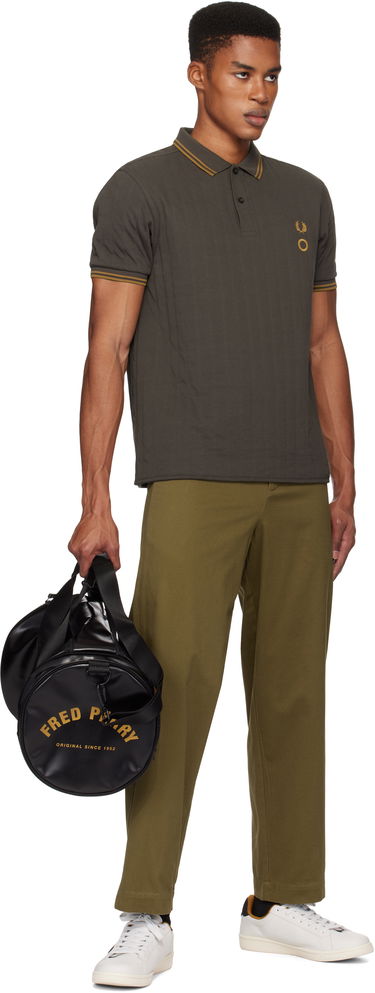 Cestovná taška Fred Perry Fred Perry Tonal Barrel Duffle Bag Čierna | L7260, 3