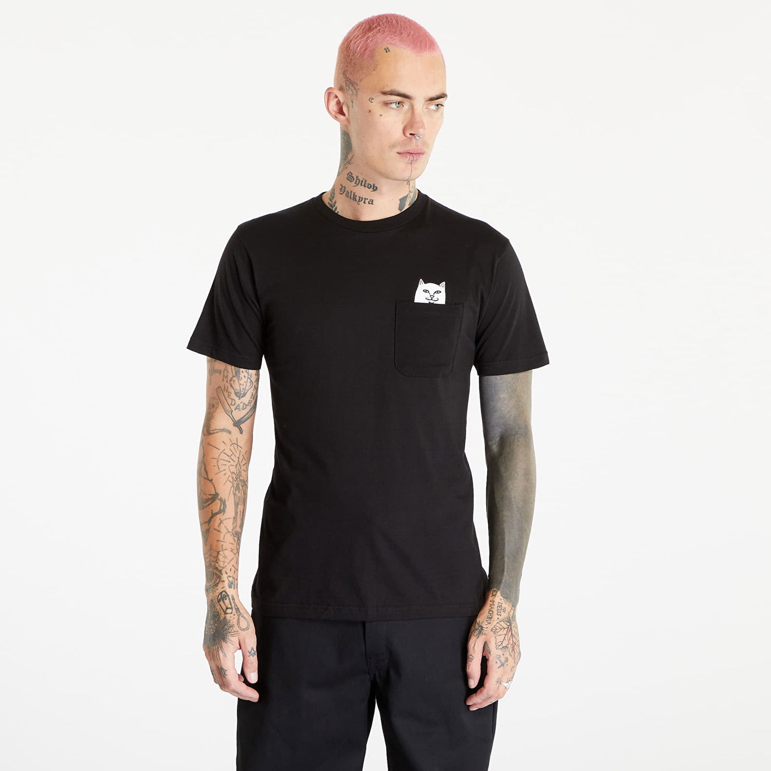 Tričko RIPNDIP Lord Nermal Pocket Tee Čierna | RND0204, 0