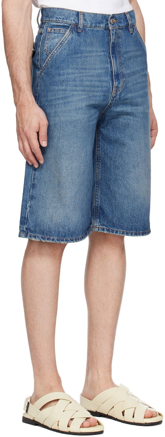 Šortky Coperni Coperni Knee-Length Denim Shorts Modrá | COPP86252MEN, 1