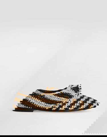 Doplnky Dolce & Gabbana Dolce & Gabbana Woven Raffia Derby Shoes Béžová | A10872A9M098B965, 0