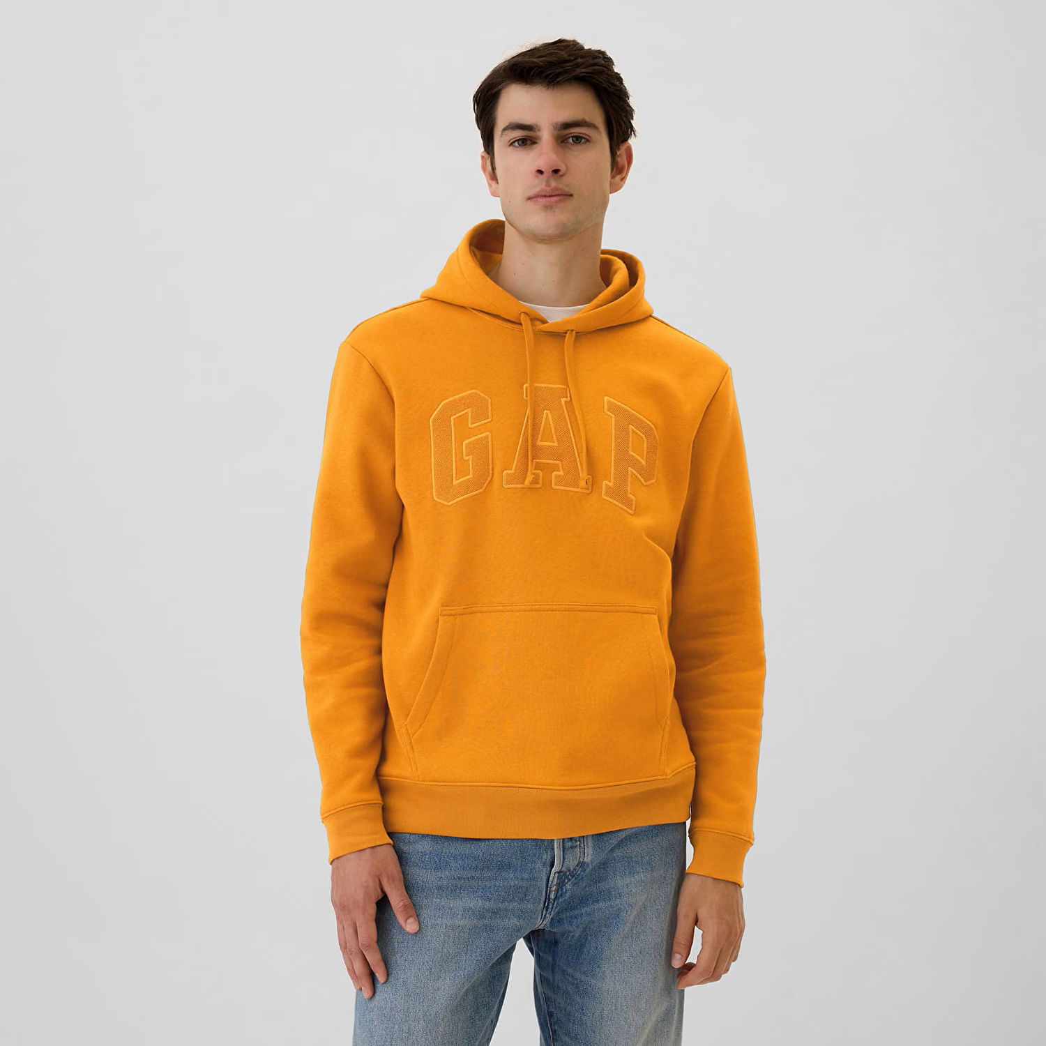 Mikina GAP Sweatshirt Fullzip Hoodie Tigers Eye S Oranžová | 543909-00, 0