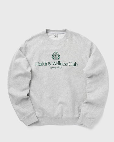 Mikina Sporty & Rich H&W Crest Crewneck Sweatshirt Šedá | ST071511241GY03, 0