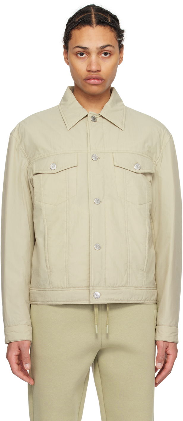 Bunda AMI Paris Padded Jacket Zelené | HJK233.PA0009, 0