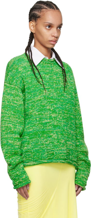 Sveter JW Anderson JW Anderson Space Dye Crewneck Sweater Zelené | KW1407-YN0409, 1