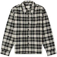 Harring Padded Check Overshirt "Black/Ecru"