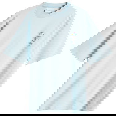 Tričko Drôle de Monsieur Drôle de Monsieur Vase Logo T-Shirt, Size Small Modrá | F-TS225-CO002-LBE, 0