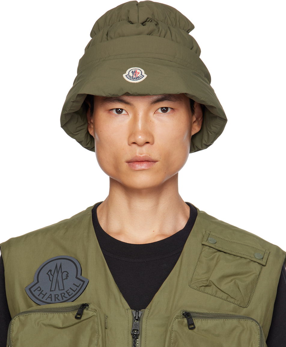 Klobúk Moncler Genius x Pharrell Williams Down Bucket Hat Zelené | I209R3B00002M3404, 0