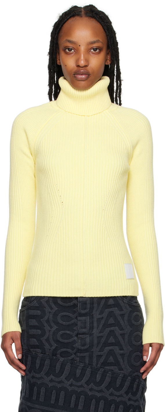 Sveter Marc Jacobs Marc Jacobs Ribbed Turtleneck Sweater Žltá | N604W07RE22, 0