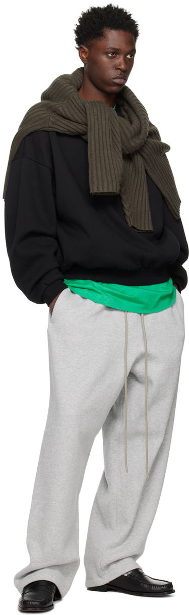 Sveter Fear of God Essentials Crewneck Sweatshirt Čierna | 192SP244684F, 3