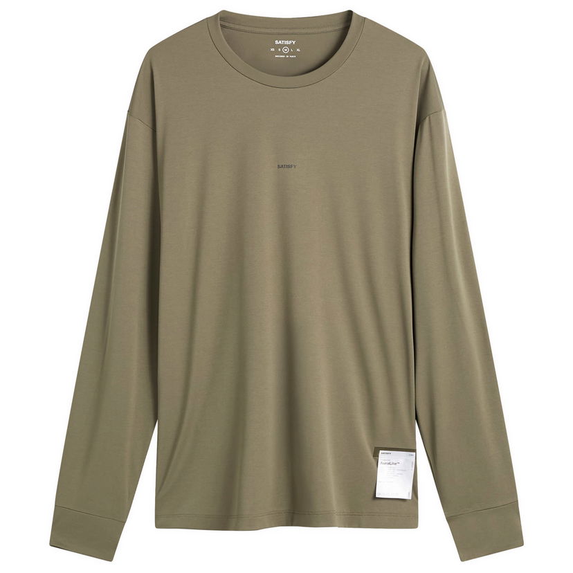 Tričko Satisfy Auralite Long T-Shirt Zelené | 11001-DO-SAB