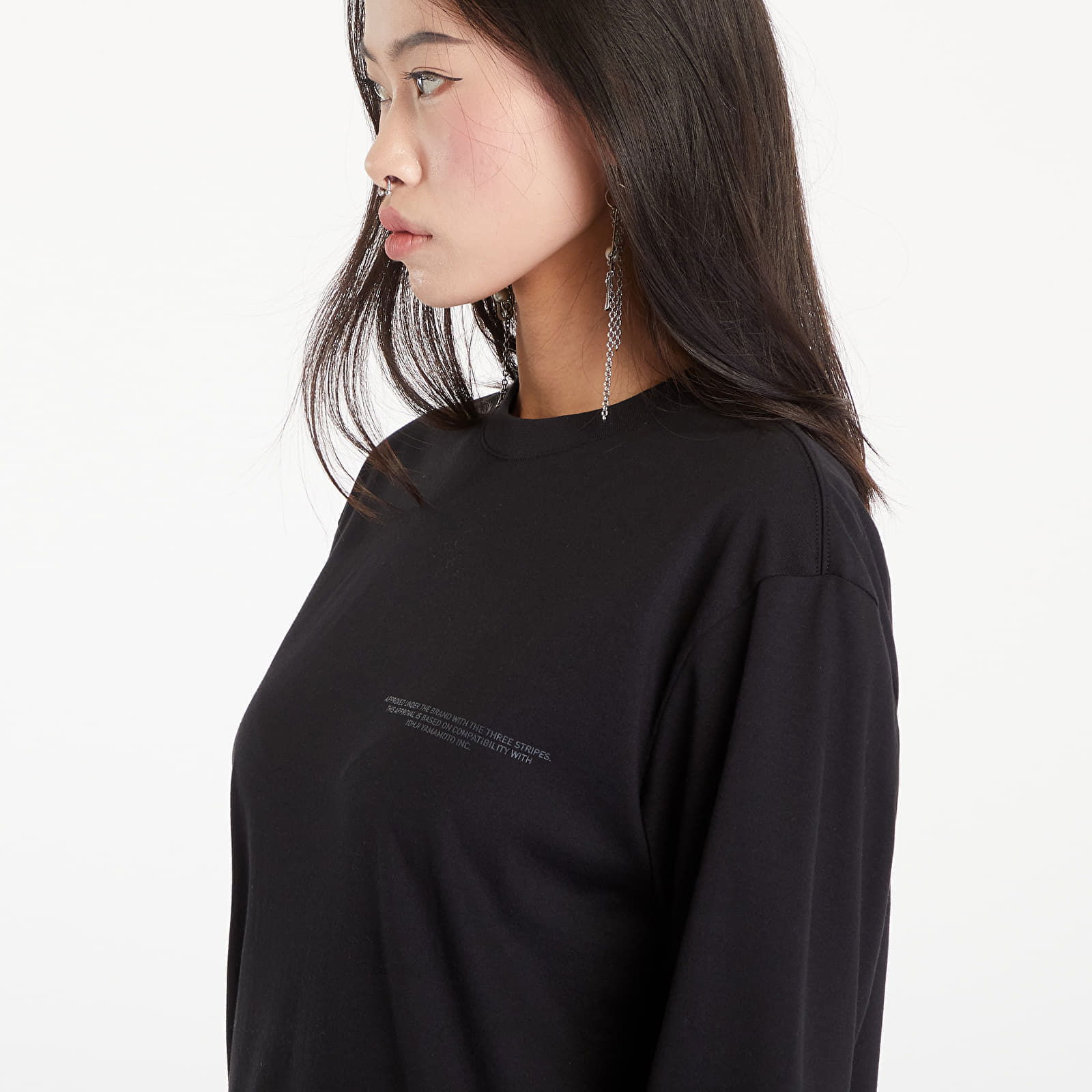 Logo Long Sleeve Tee UNISEX Black