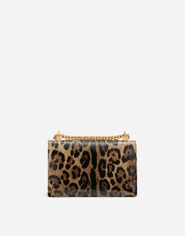 Kabelka Dolce & Gabbana Dolce & Gabbana DG Girls Leopard Print Shoulder Bag Hnedá | BB6498AM568HA93M, 3