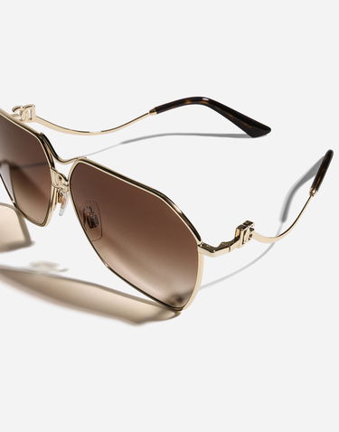 Slnečné okuliare Dolce & Gabbana Dg Filo Geometric Frame Gradient Sunglasses New Arrivals Metalická | VG2326VM2139V000, 3