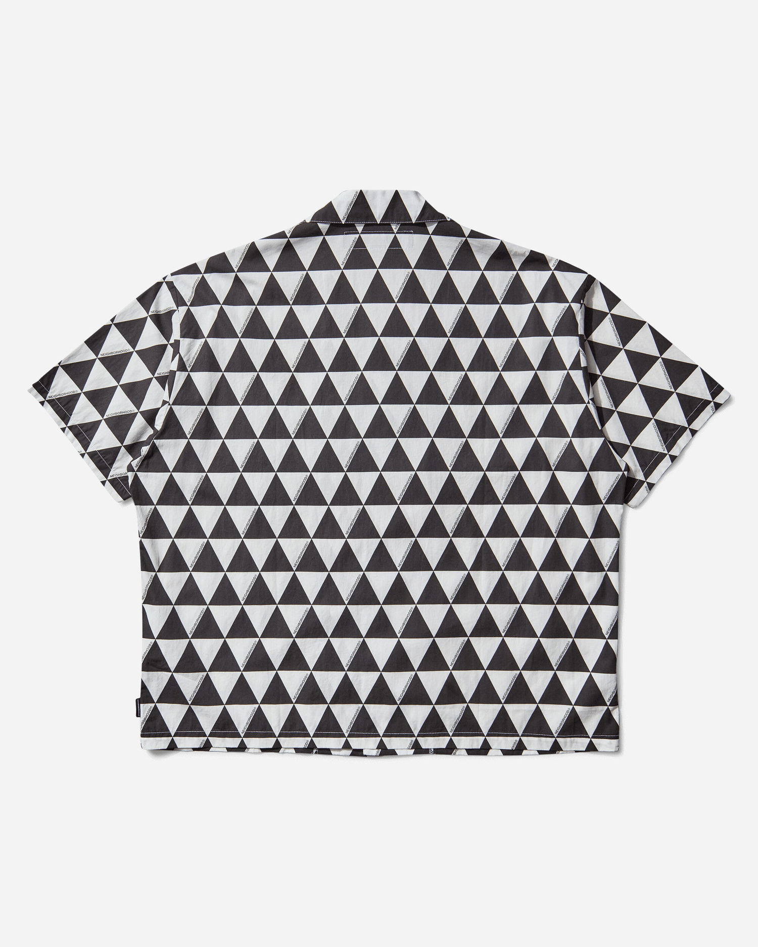 Košeľa Neighborhood Triangle Pattern Hawaiian Shirt Čierna | 251TSNH-SHM12 WH, 0
