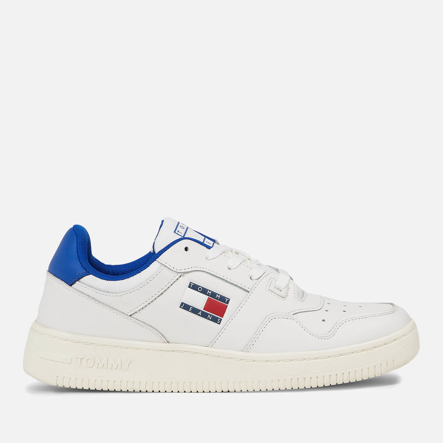 Tenisky a topánky Tommy Hilfiger Tommy Jeans  Retro Basket Leather Trainers Biela | EN0EN02535C66, 0