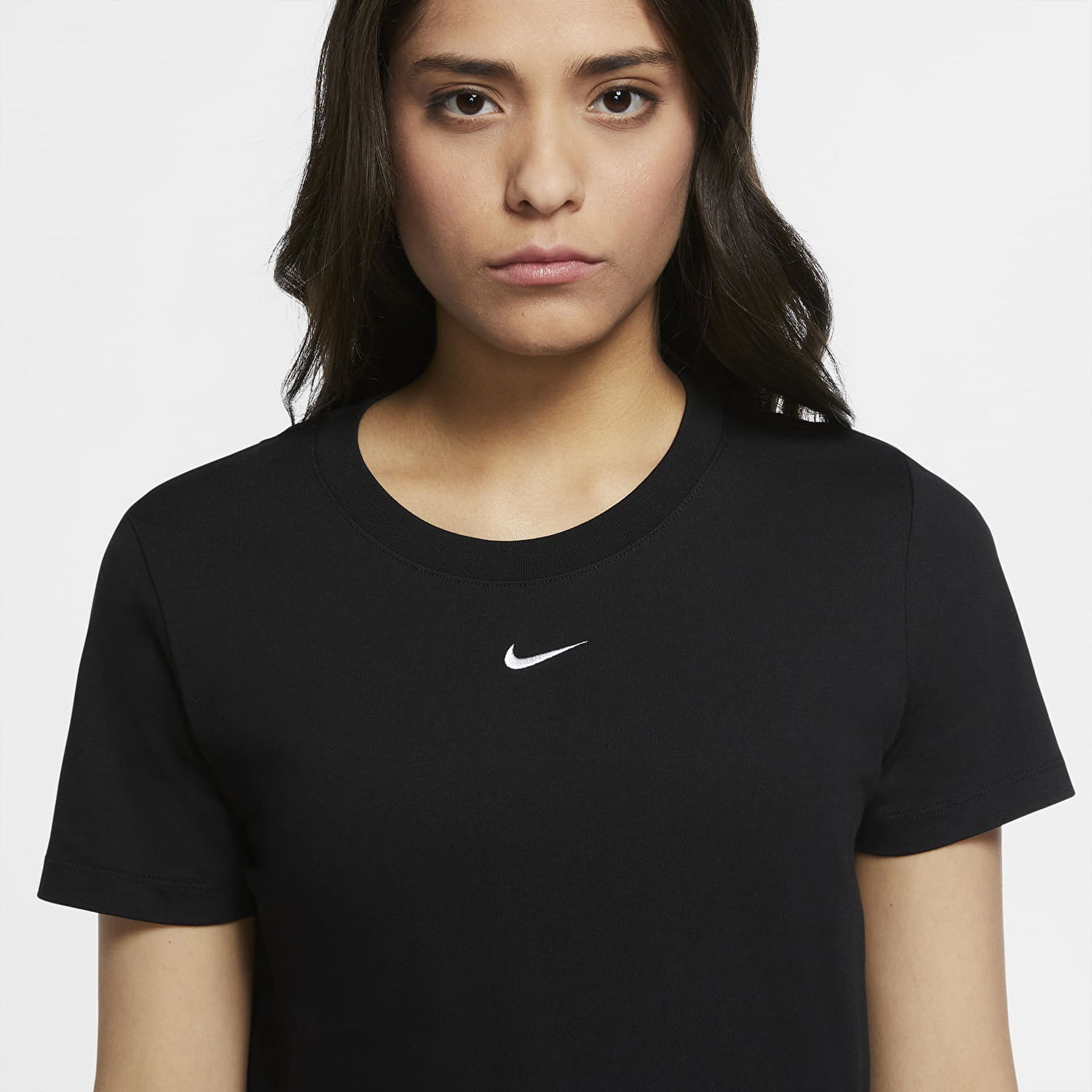 Tričko Nike Sportswear Essential Tee Crew Čierna | CZ7339-011, 1