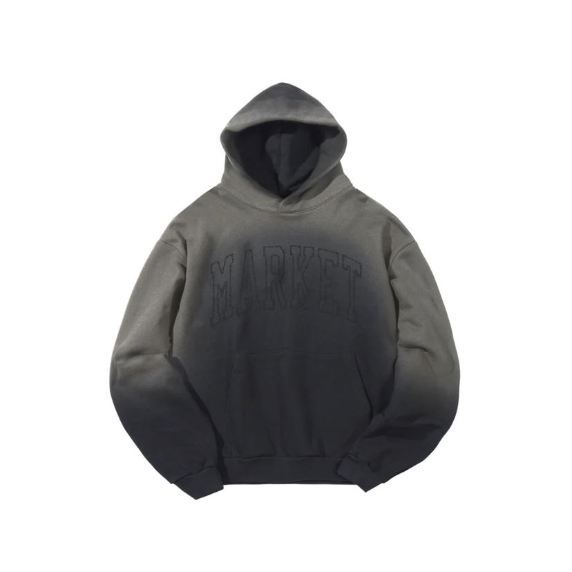 Mikina MARKET Vintage Arc Hoodie Šedá | HD0261-BLACK