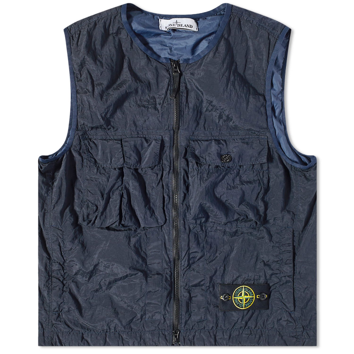 Vesta Stone Island Nylon Metal Vest Navy | 7815G0619-V0020, 0