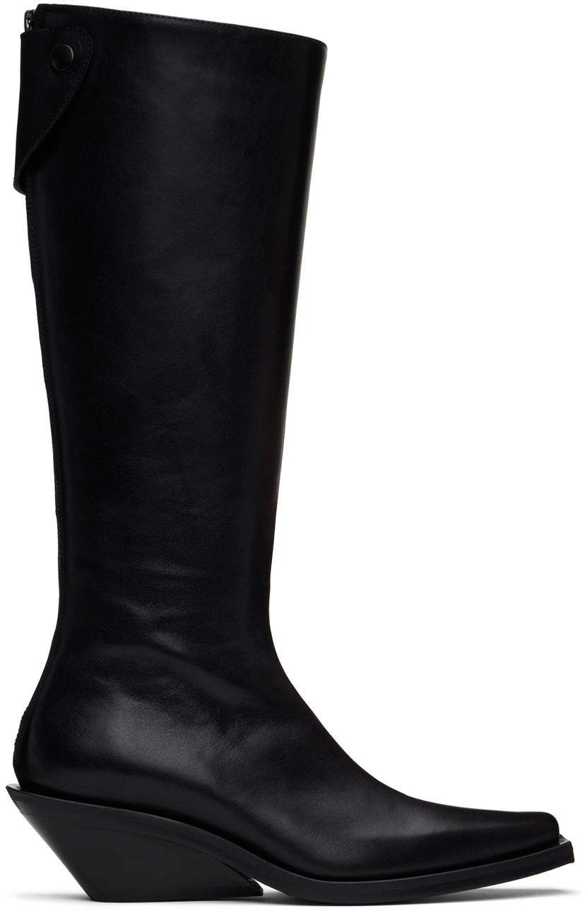 Šaty Ann Demeulemeester Ann Demeulemeester Auke Pointy Tall Boots Čierna | 2402-W-R35-LT141-099