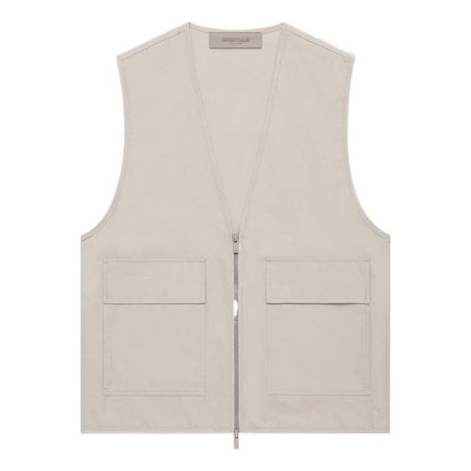 Vesta Fear of God Essentials Work Vest Béžová | FOG-SS22-122