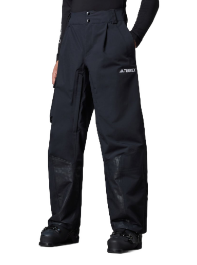 Nohavice a džínsy adidas Performance Terrex 3L GORE-TEX Post-Consumer Nylon Čierna | IB1203