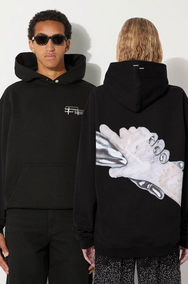 Mikina Filling Pieces Handshake Elements Hoodie Čierna | 80614111861, 0