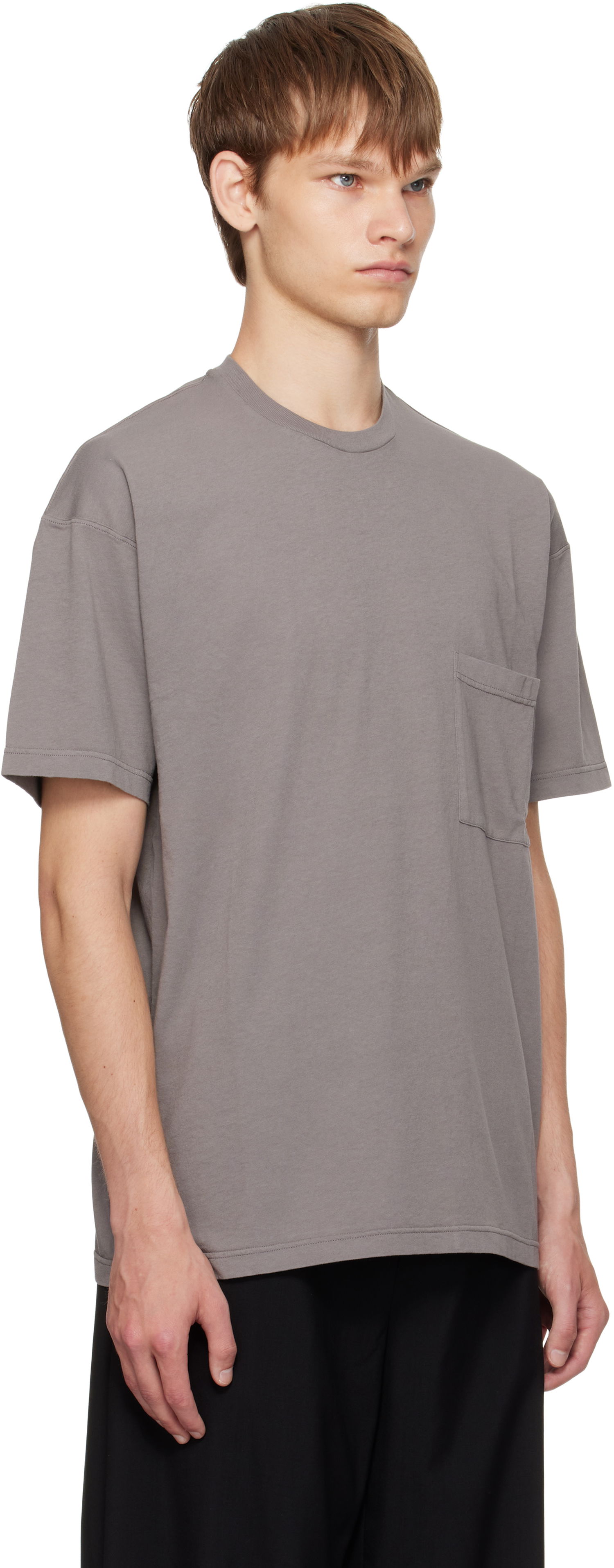 Tričko The Row The Row Niels Pocket T-Shirt Šedá | 1112-K569, 1
