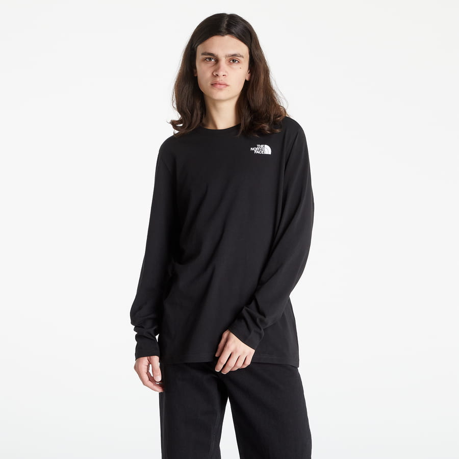 Tričko The North Face L/S Red Box Tee Čierna | NF0A493L52Q1, 0