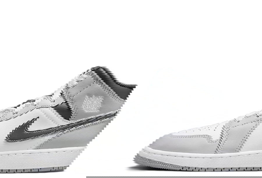 Tenisky a topánky Jordan Air Jordan 1 Mid "Light Smoke Grey" GS Šedá | 554725-078, 1