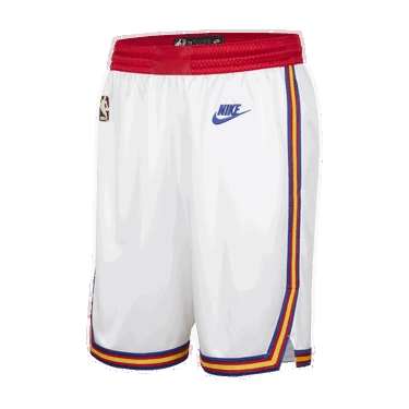 Šortky Nike Dri-FIT NBA Swingman Golden State Warriors 2024/25 Hardwood Classics Biela | FQ4693-100, 3
