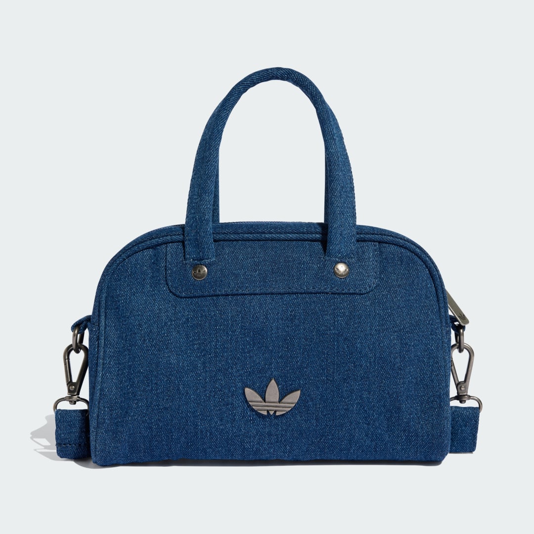 Kabelka adidas Performance ADICOLOR Mini Denim Bowling Bag Modrá | KD7897, 0