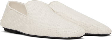 Starostlivosť o obuv Bottega Veneta Bottega Veneta Adamo Woven Slippers Biela | 807010 V4VE0, 3