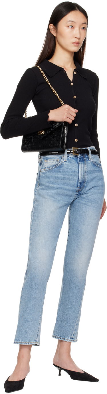 Opasok Anine Bing ANINE BING Nicola Patent Leather Belt Čierna | A-12-11375-BLK1, 1