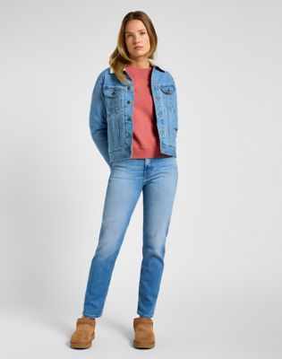 Mikina Lee Sweatshirt Size XS Červená | 112355149, 1