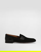 Dolce & Gabbana Split Calfskin and Alligator Loafers