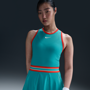Šaty Nike NikeCourt Slam Dri-FIT Tennis Dress Tyrkysová | FZ6742-345, 1