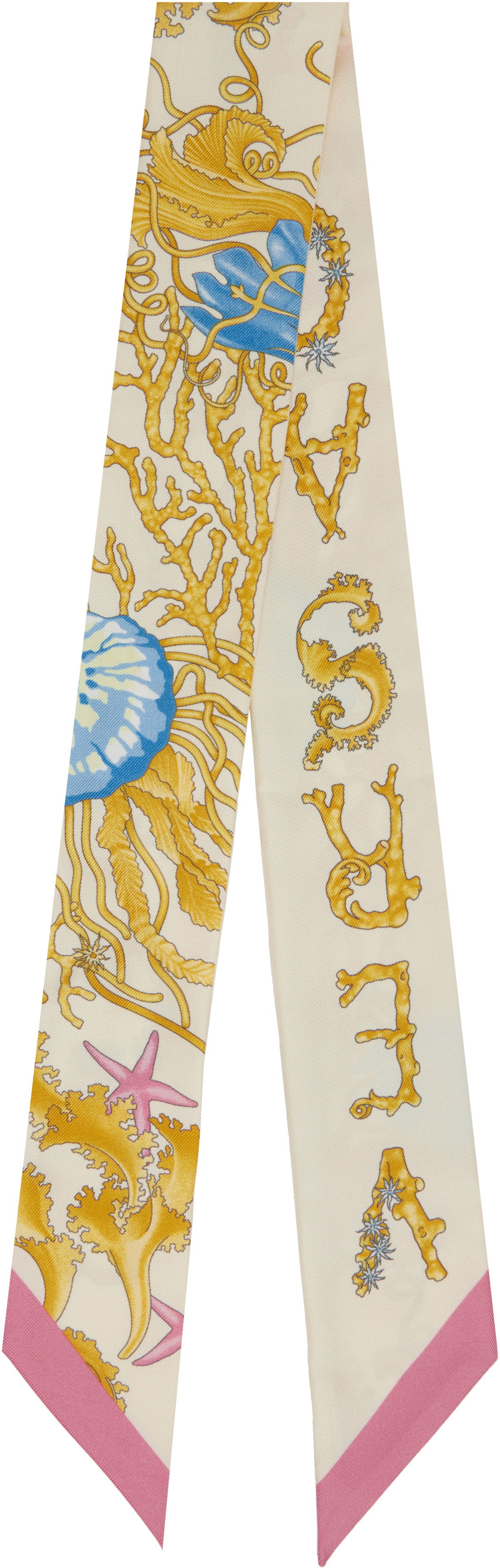 Šál Versace Versace Underwater Barocco Silk Scarf Rôznofarebný | IBA0005_1A15541, 0