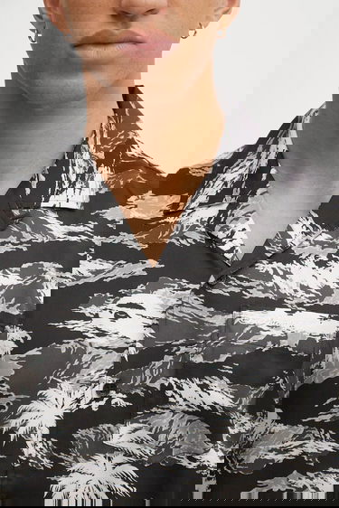 Košeľa BAPE Palm Tree Camo Open Collar Regular Shirt Rôznofarebný | 1L30132306, 3