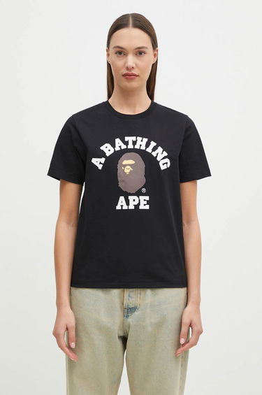 Tričko BAPE A Bathing Ape T-Shirt Čierna | 1K80210001, 0