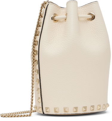 Kabelka Valentino Valentino Garavani Mini Rockstud Drawstring Bag Čierna | 6W2P0AI4VSH, 4