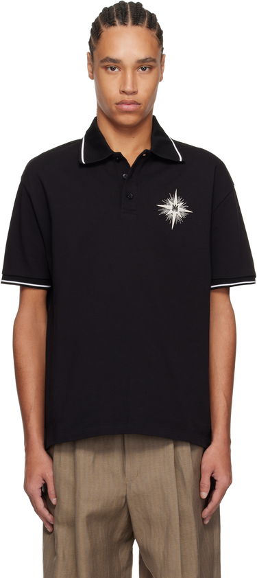 Polo tričko AMIRI AMIRI Starburst Polo Čierna | AMJYPO1014, 0