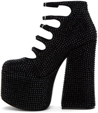 Šperky Marc Jacobs Marc Jacobs 'The Rhinestone Kiki' Platform Heels Čierna | 2R3FBO011F14, 2