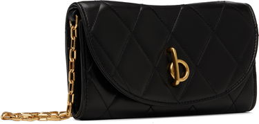 Peňaženka Burberry Burberry Rocking Horse Chain Strap Quilted Wallet Bag Čierna | 8103260, 1