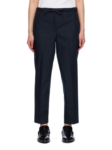 Nohavice Jil Sander Cropped Trousers Navy | J40KA0015_J45039