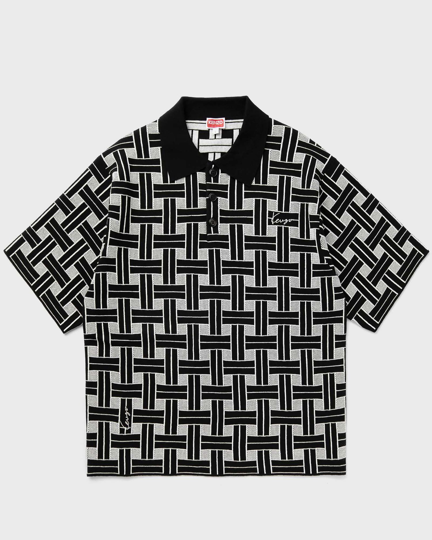 Polo tričko KENZO WEAVE POLO Čierna | FE65PU4783CA.99J, 0