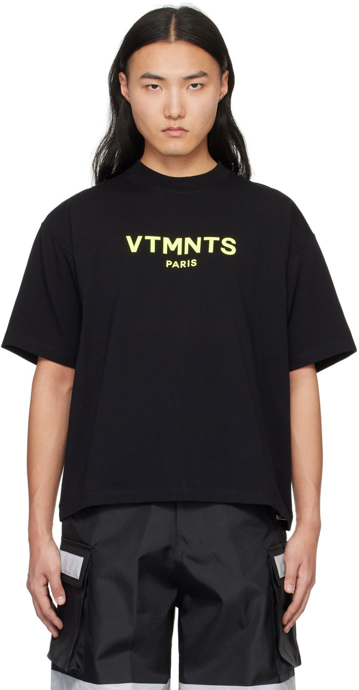 Tričko VETEMENTS VTMNTS 'Paris' T-Shirt Čierna | VL20TR100Y, 0